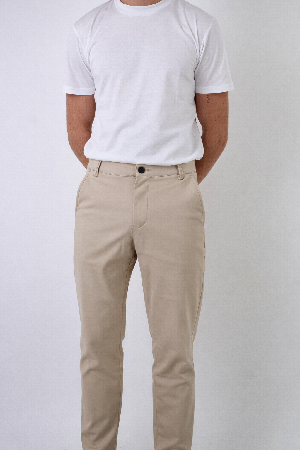 Lucca | Men's Slim Fit Cotton Trousers