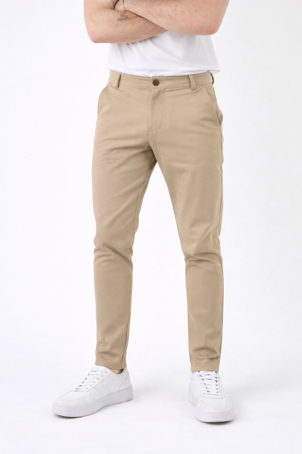 Lucca | Men's Slim Fit Cotton Trousers