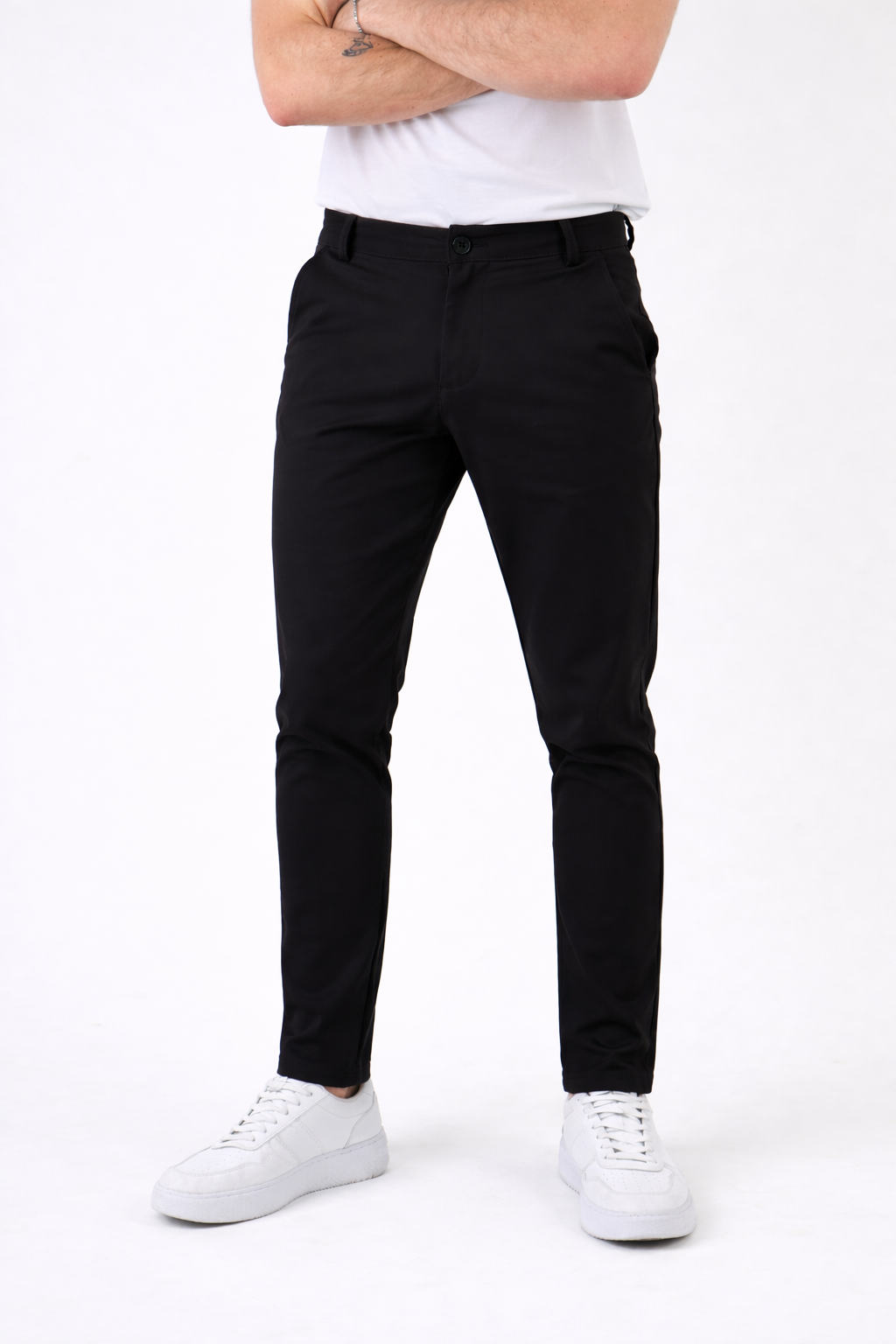 Lucca | Men's Slim Fit Cotton Trousers