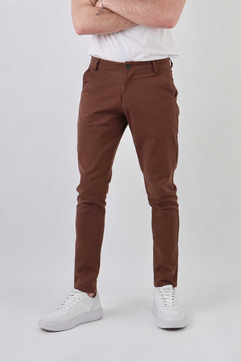 Lucca | Men's Slim Fit Cotton Trousers