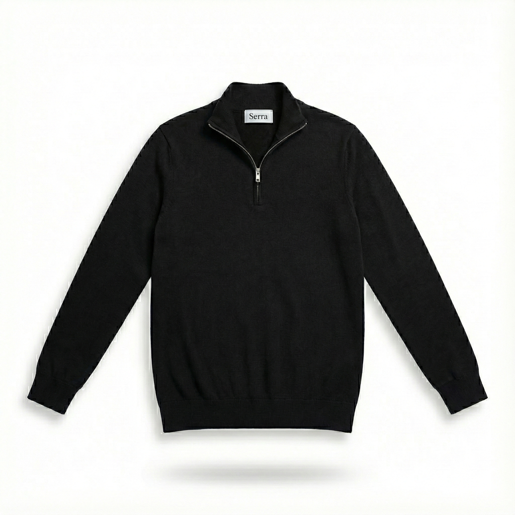 Milan | Men's Quater Zip 100% Cashmere
