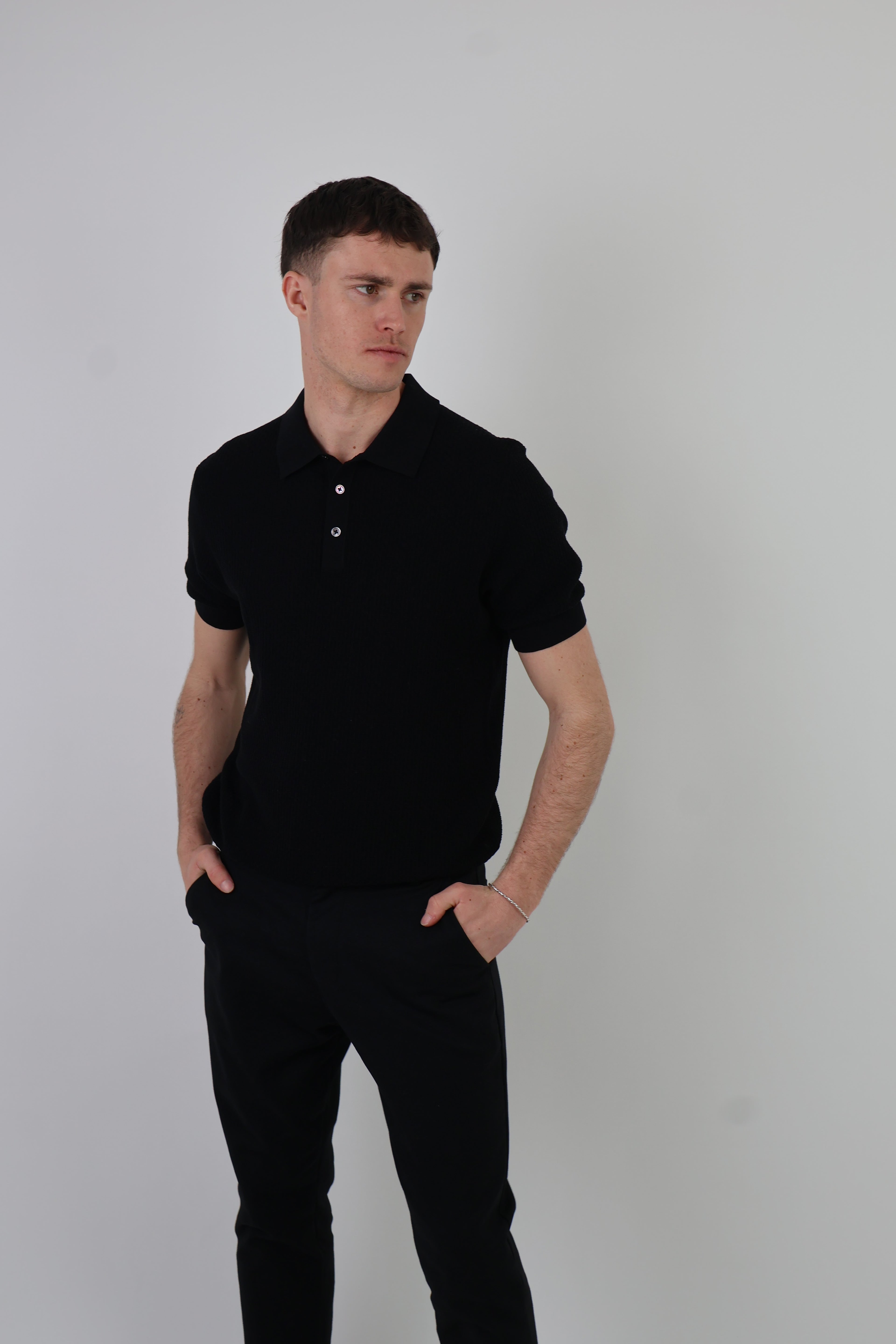 Cortona | Men’s Short Sleeve Polo Cotton & Silk Polo