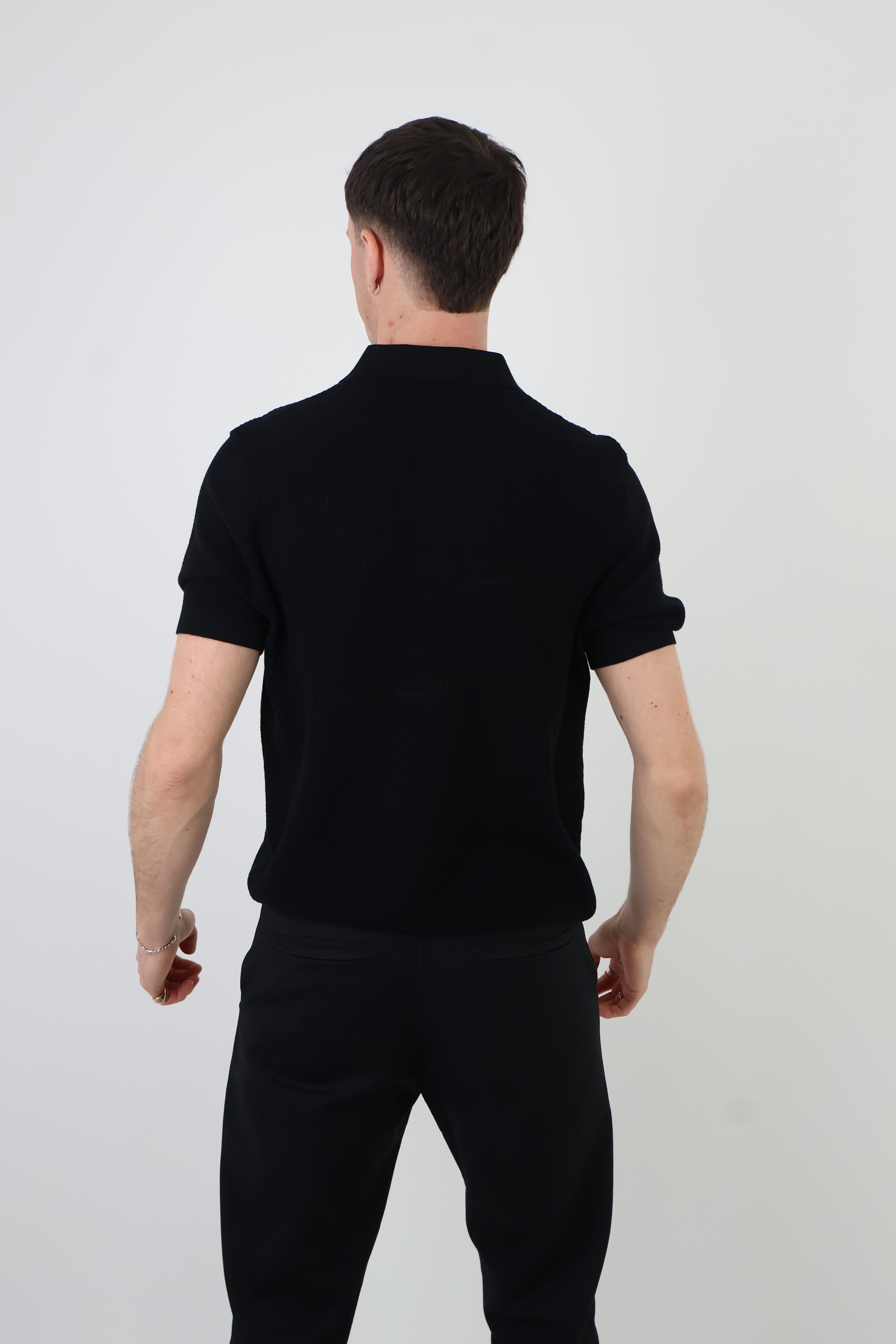 Cortona | Men’s Short Sleeve Polo Cotton & Silk Polo