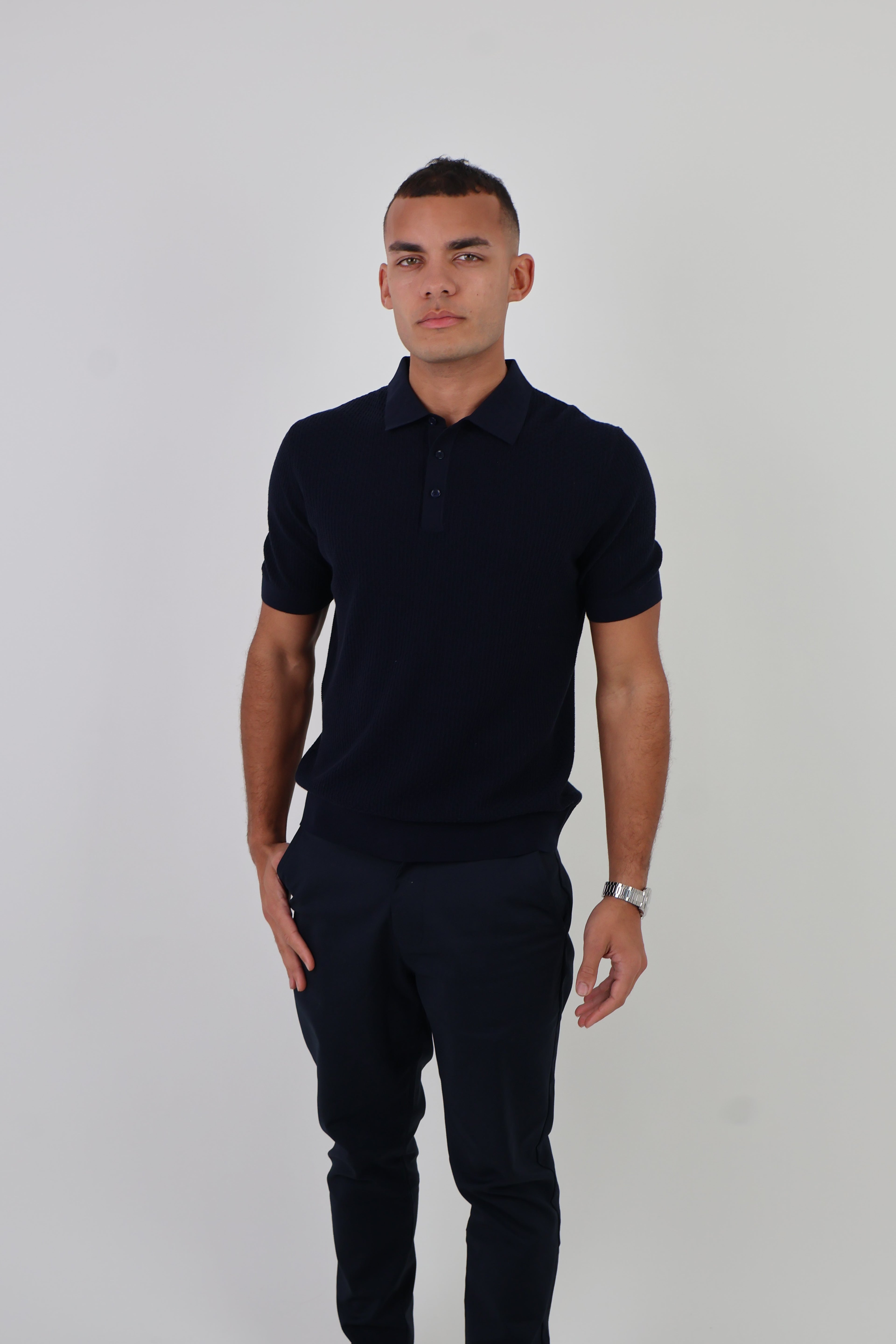 Cortona | Men’s Short Sleeve Polo Cotton & Silk Polo