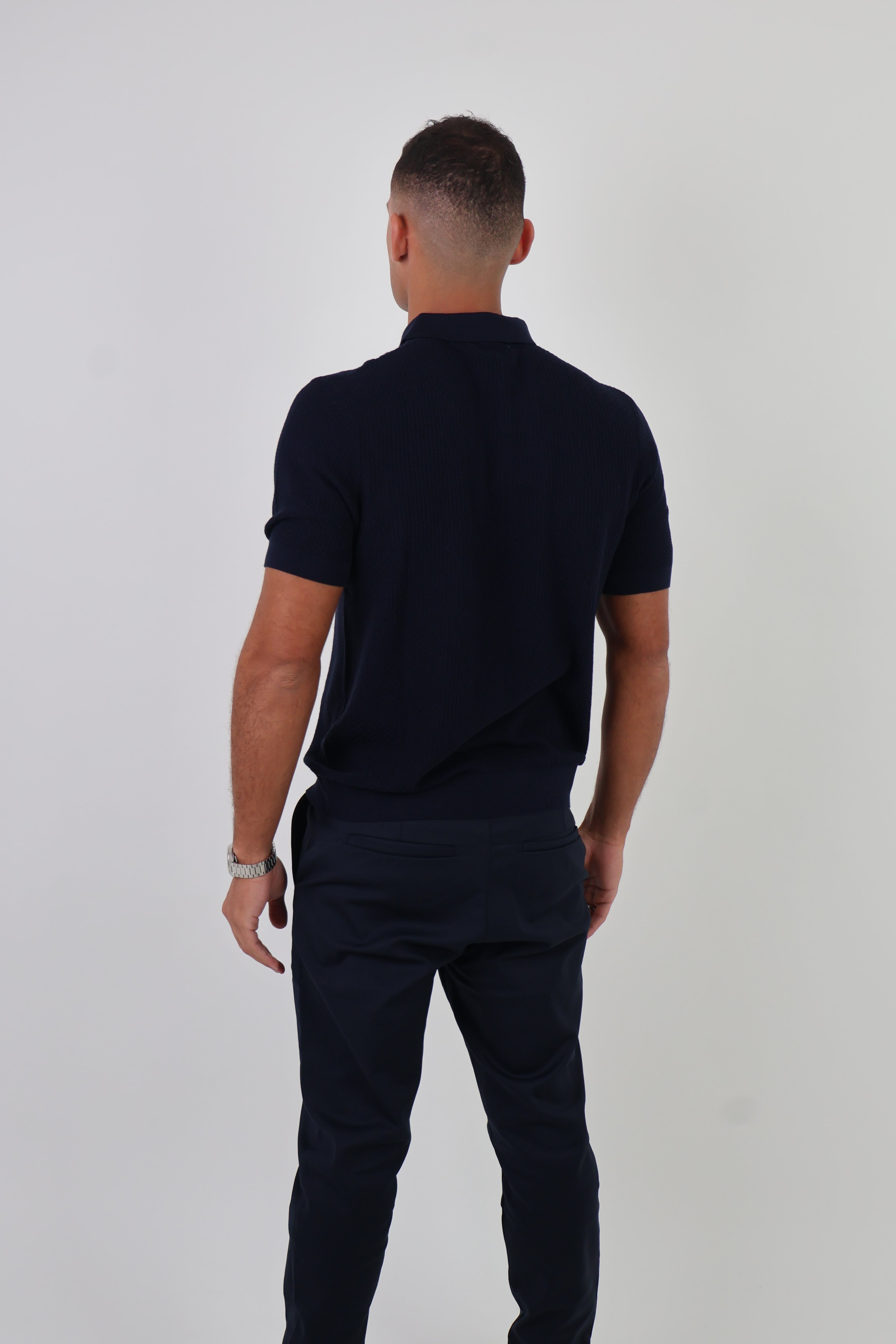 Cortona | Men’s Short Sleeve Polo Cotton & Silk Polo
