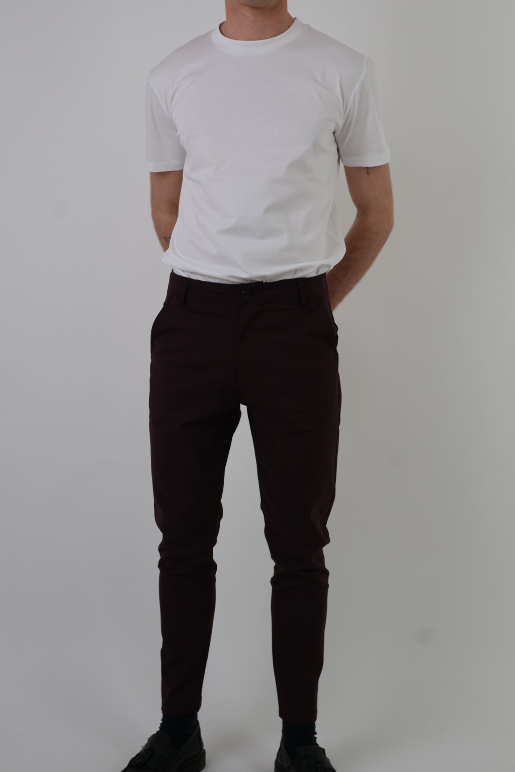 Lucca | Men's Slim Fit Cotton Trousers