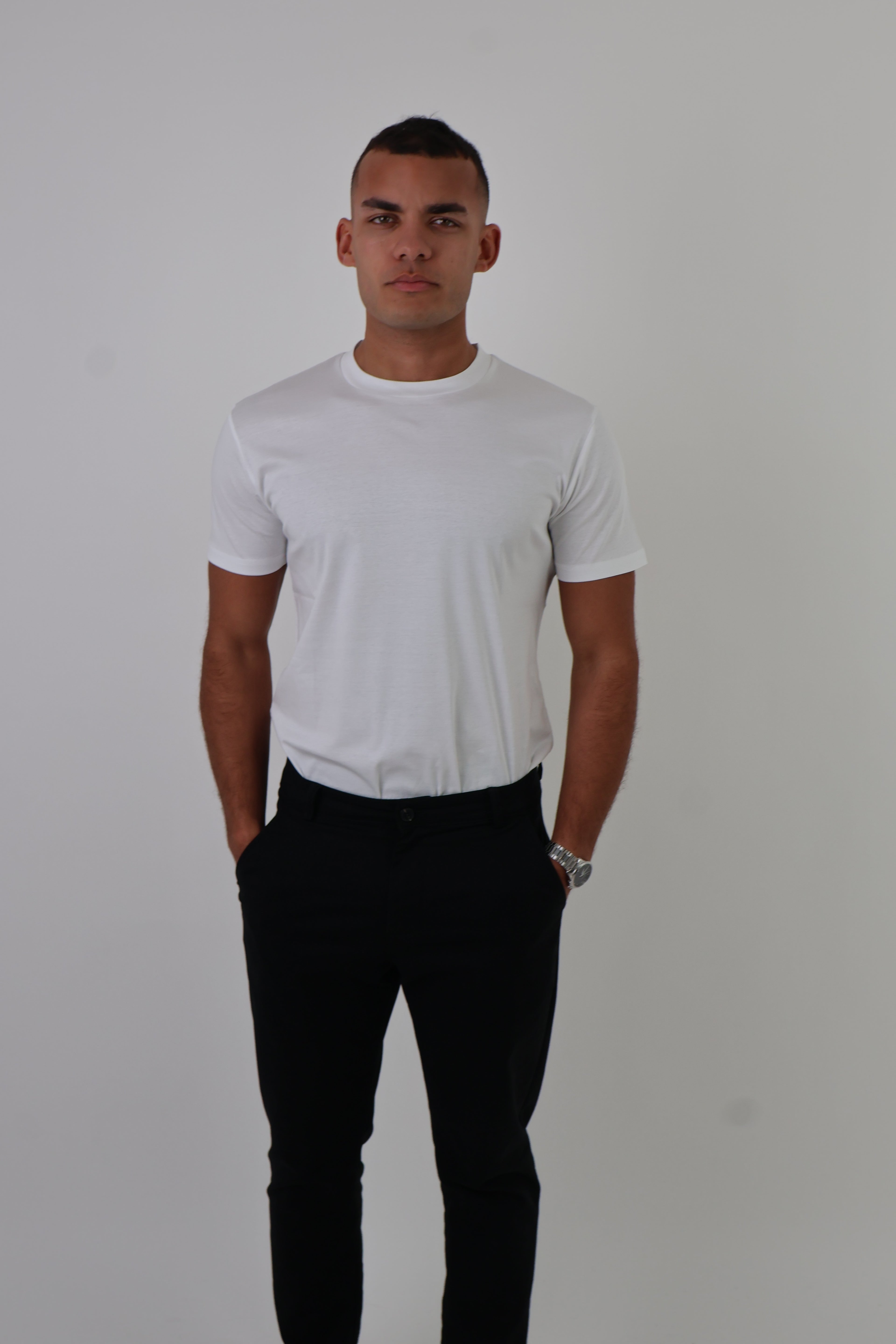 Lucca | Men's Slim Fit Cotton Trousers