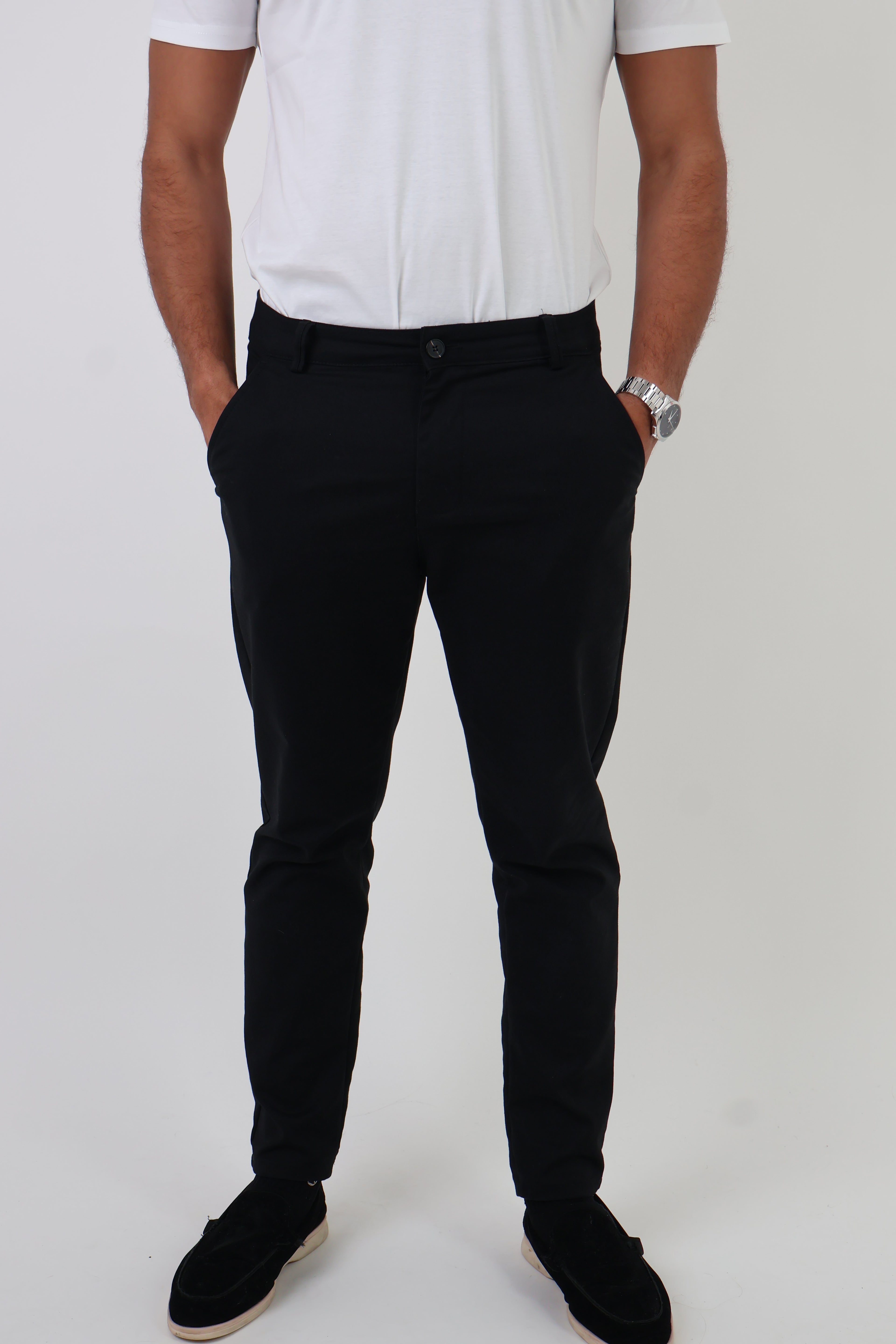 Lucca | Men's Slim Fit Cotton Trousers
