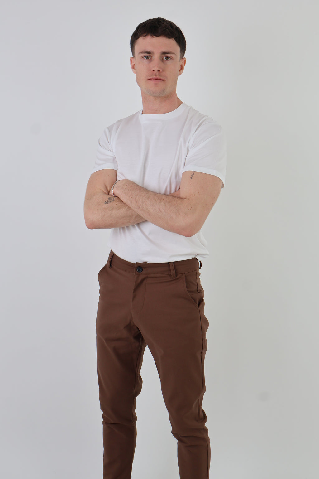 Lucca | Men's Slim Fit Cotton Trousers