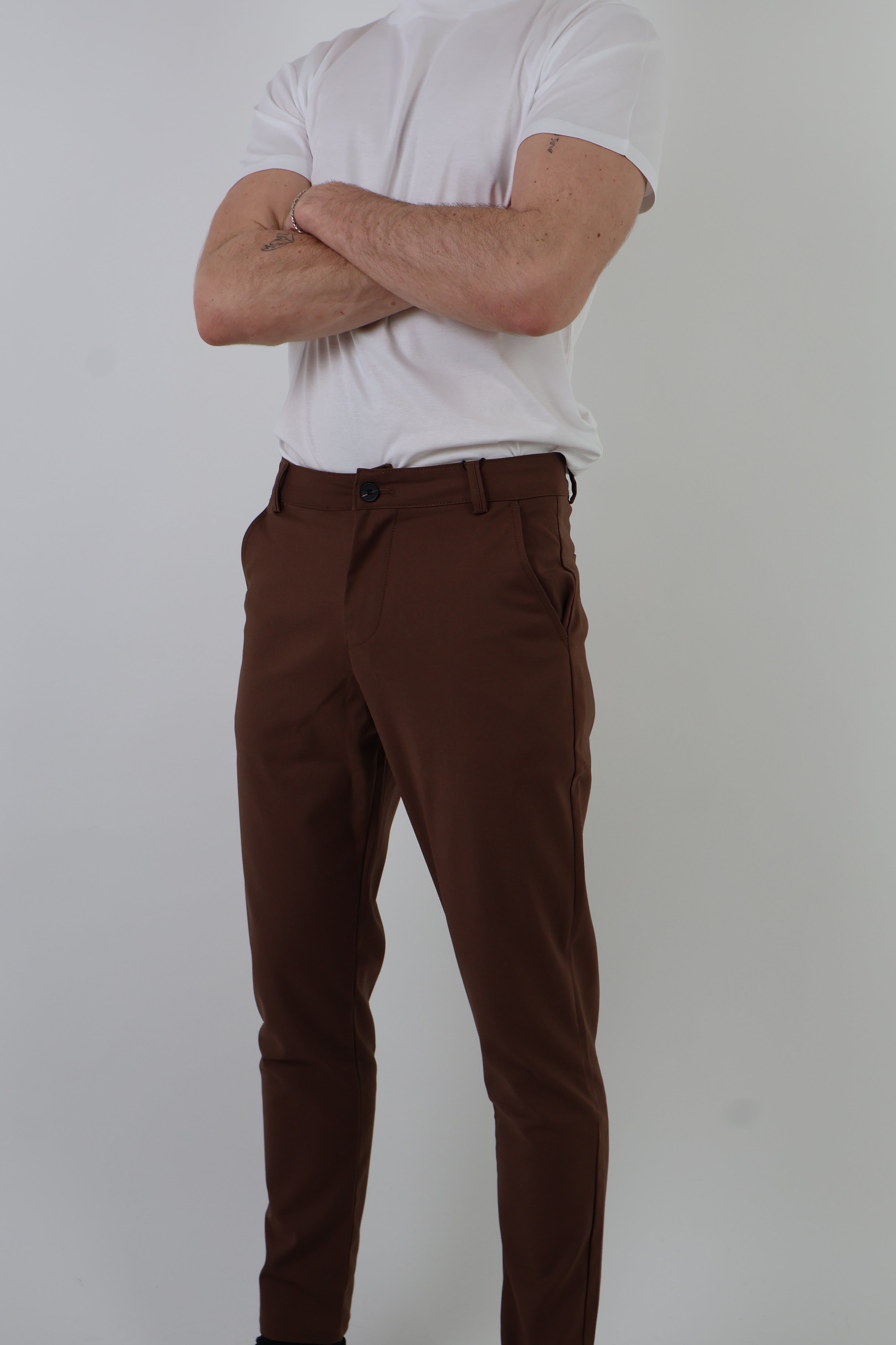 Lucca | Men's Slim Fit Cotton Trousers