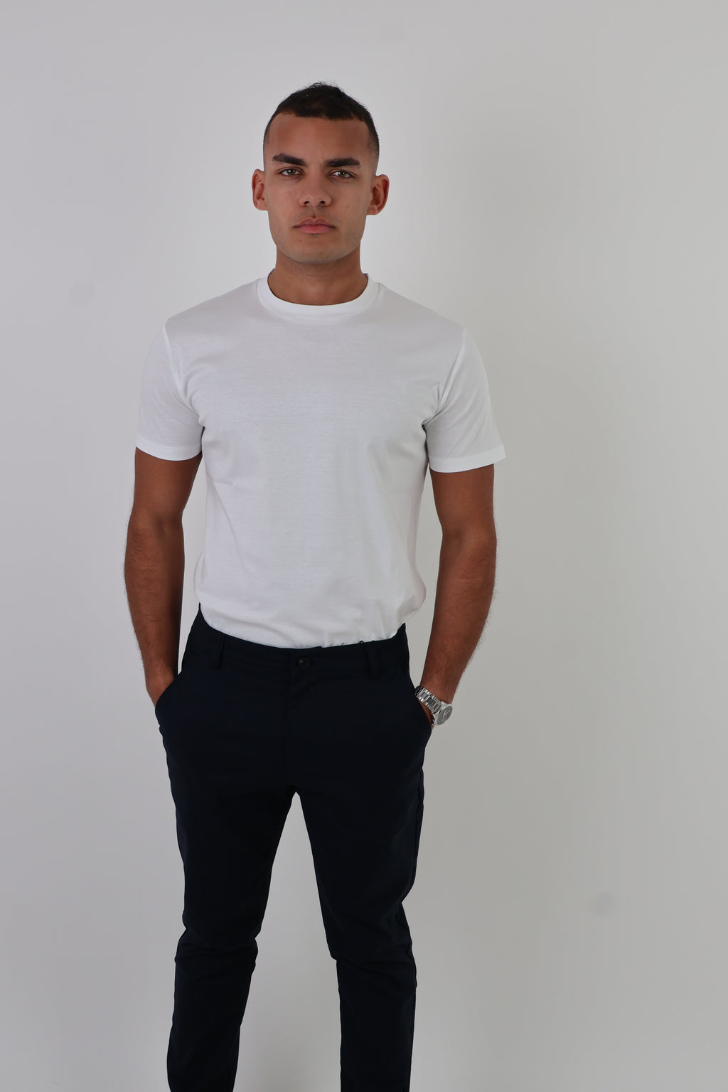 Lucca | Men's Slim Fit Cotton Trousers