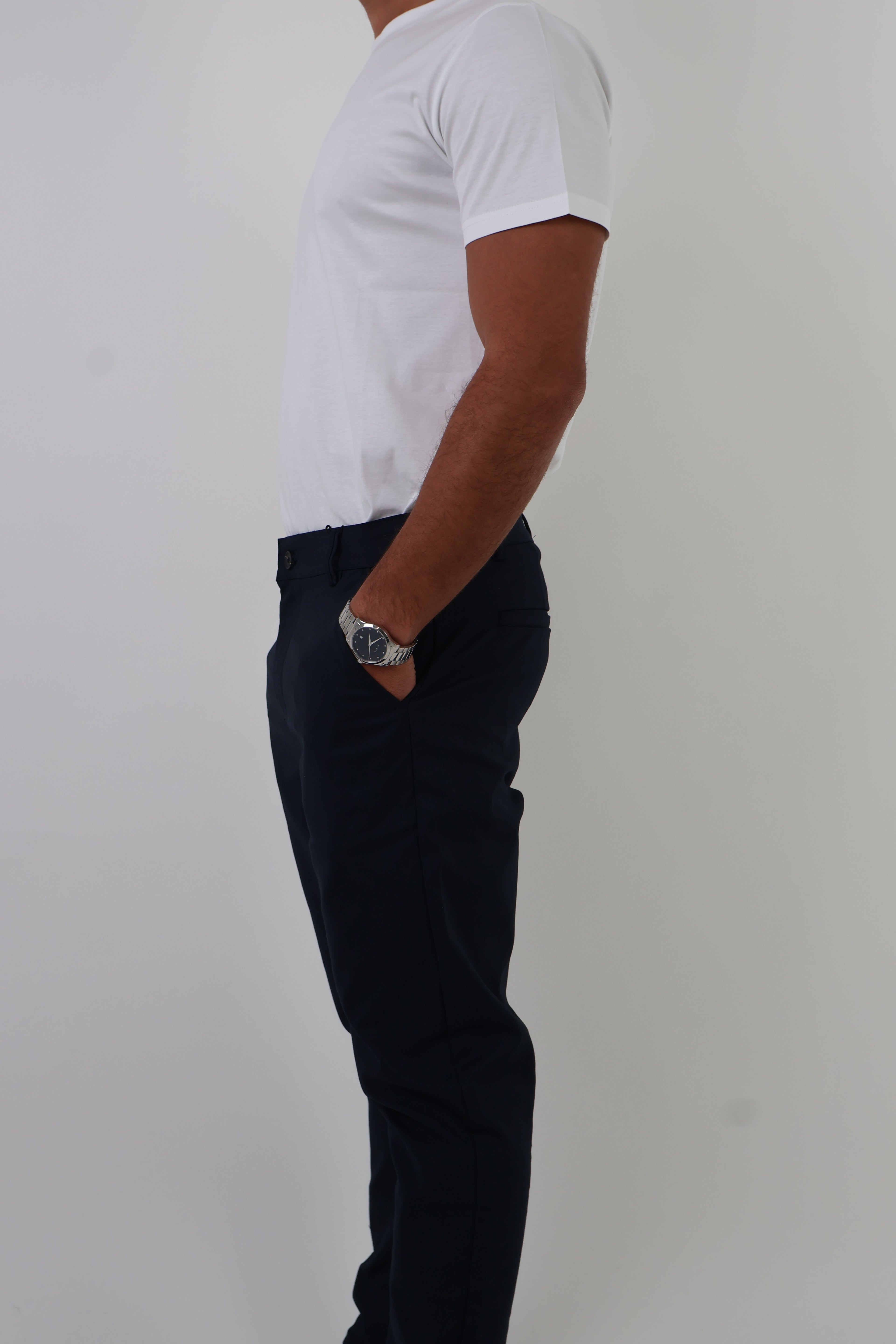 Lucca | Men's Slim Fit Cotton Trousers