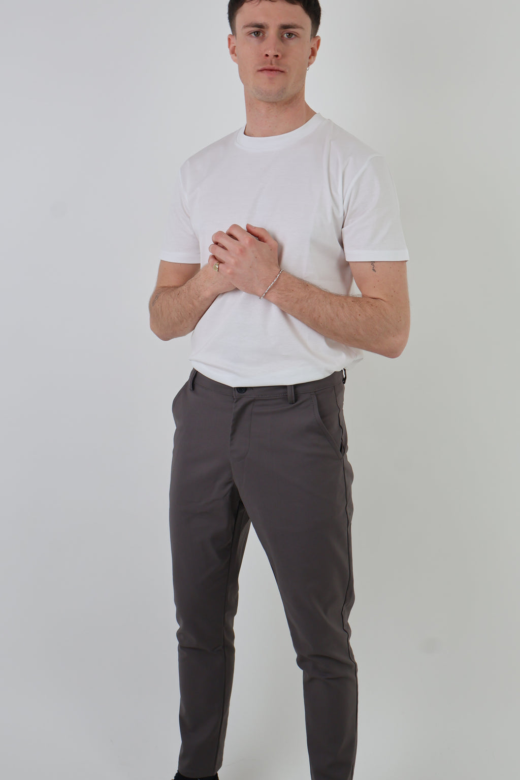 Lucca | Men's Slim Fit Cotton Trousers