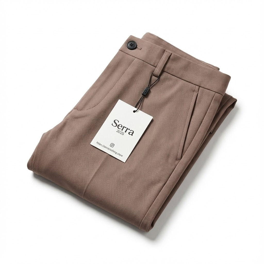 Lucca | Men's Slim Fit Cotton Trousers