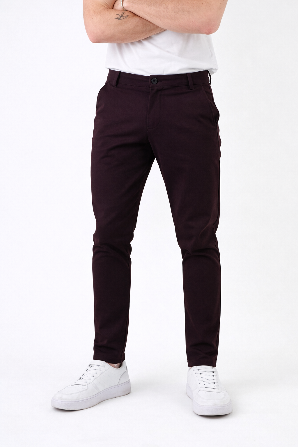Lucca | Men's Slim Fit Cotton Trousers