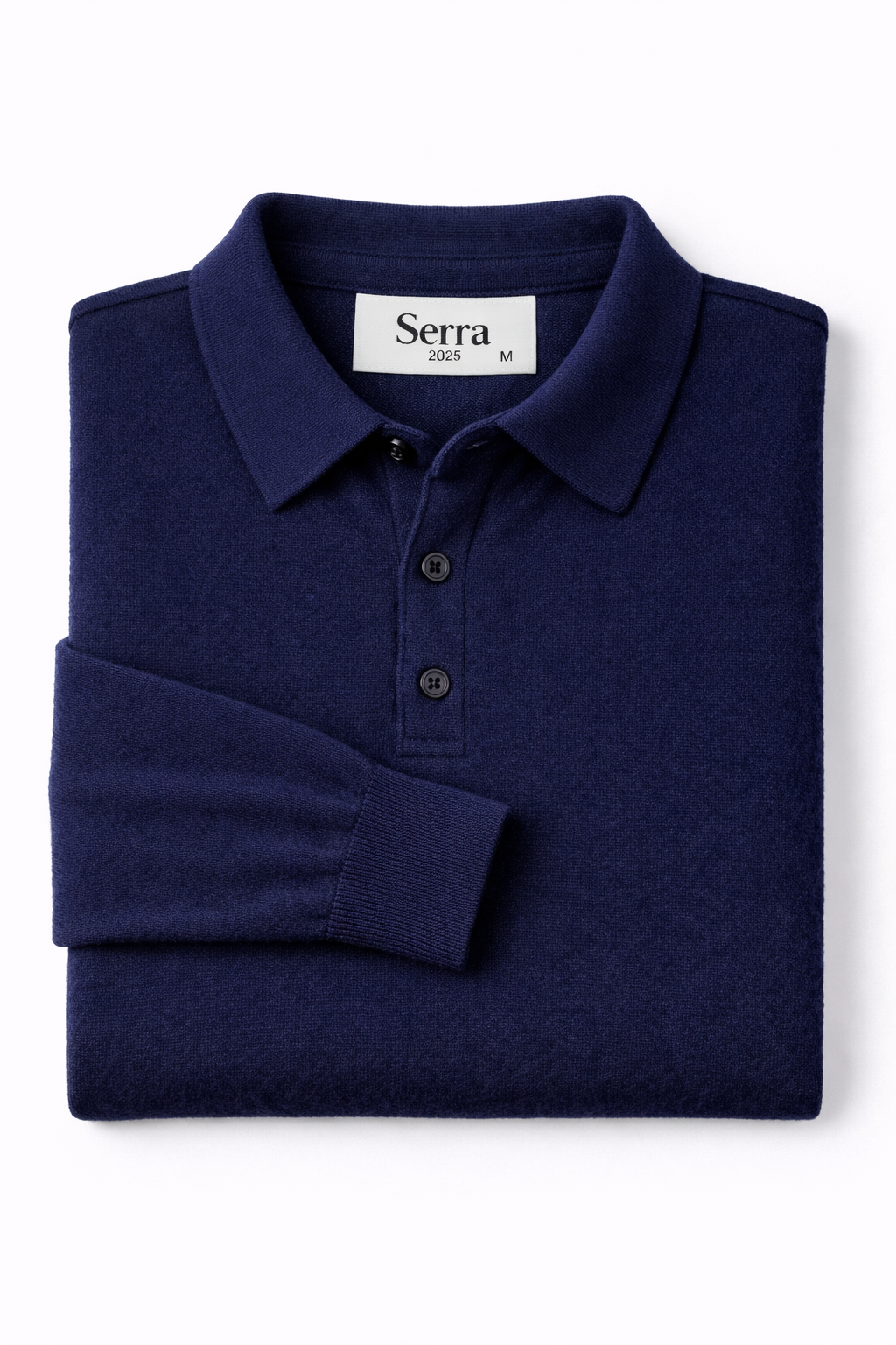 Roma | Men's 100% Cashmere Long Sleeve Polo