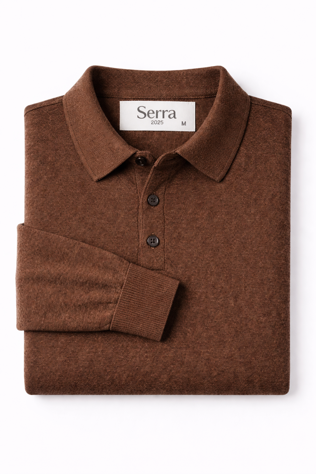 Roma | Men's 100% Cashmere Long Sleeve Polo