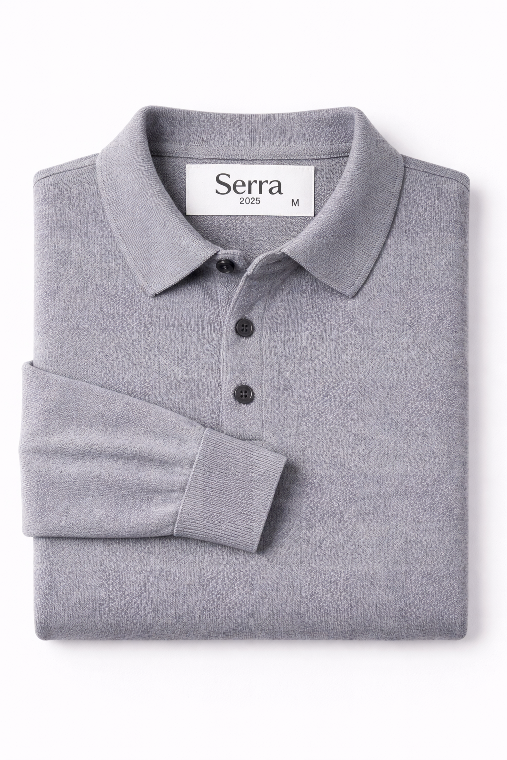 Roma | Men's 100% Cashmere Long Sleeve Polo