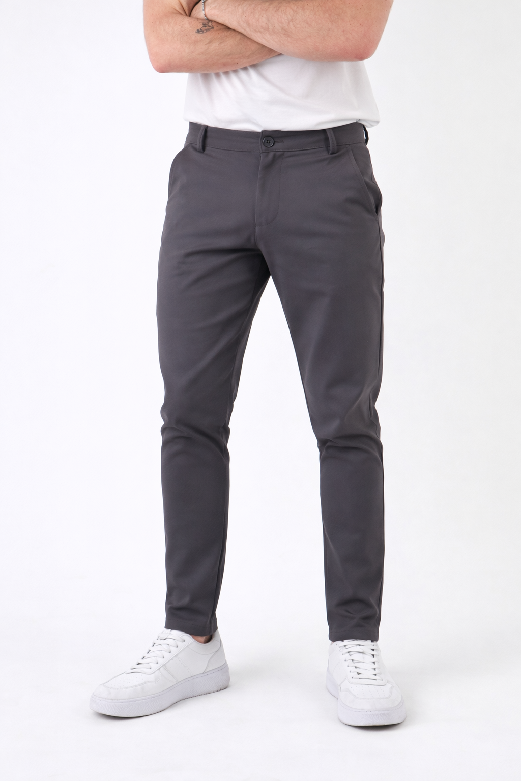 Lucca | Men's Slim Fit Cotton Trousers