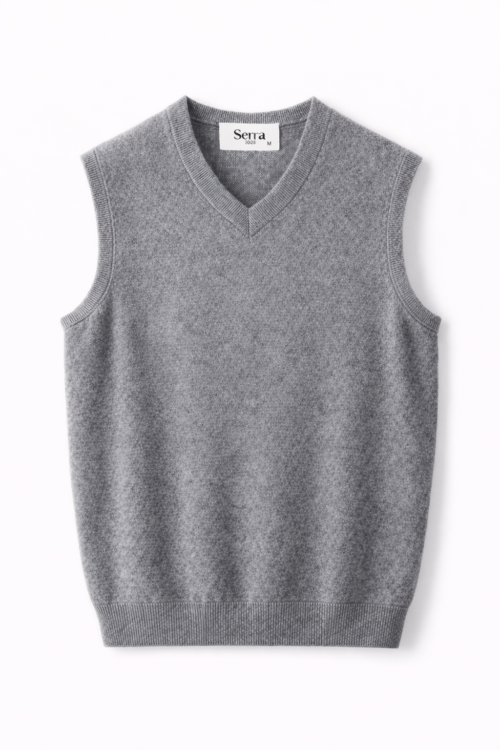 Torino | Men's Sleeveless V - Neck Vest 100% Cashmere